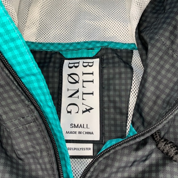 BILLABONG Men’s two tone wind breaker- Small - Picture 3 of 3